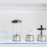 نمای کلی آبمیوهگیری چهار کاره لاریزو LA1270 با طراحی استیل و بدنه مقاوم