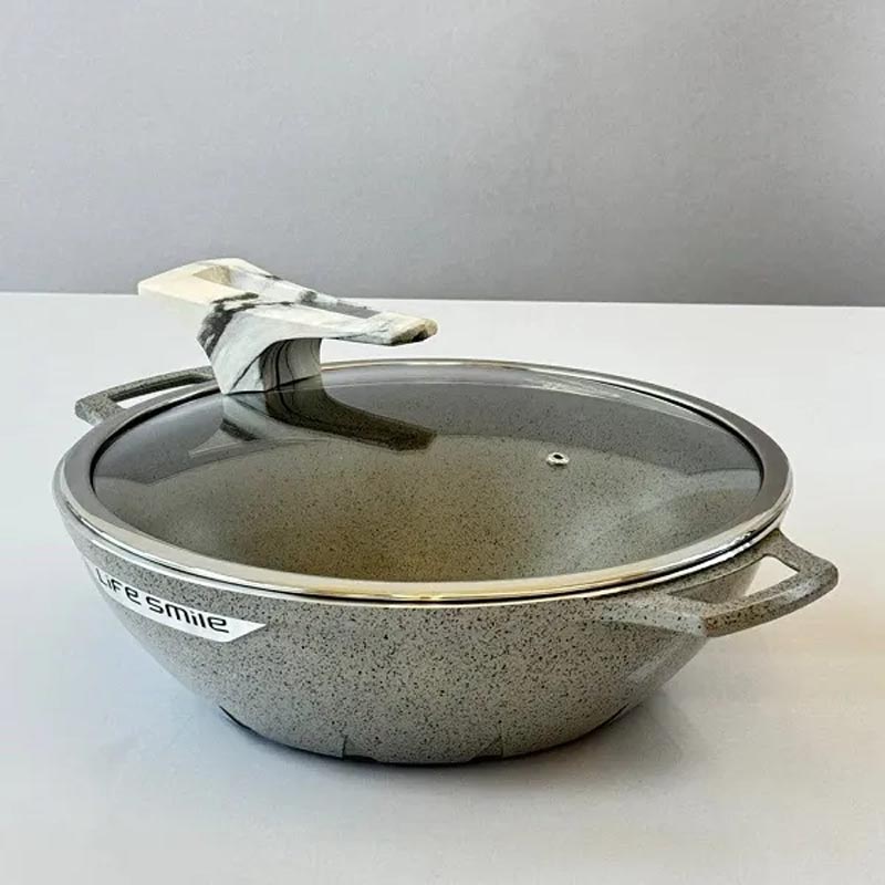 تابه گرانیتی لایف اسمایل مدل P72HWOK سایز 32