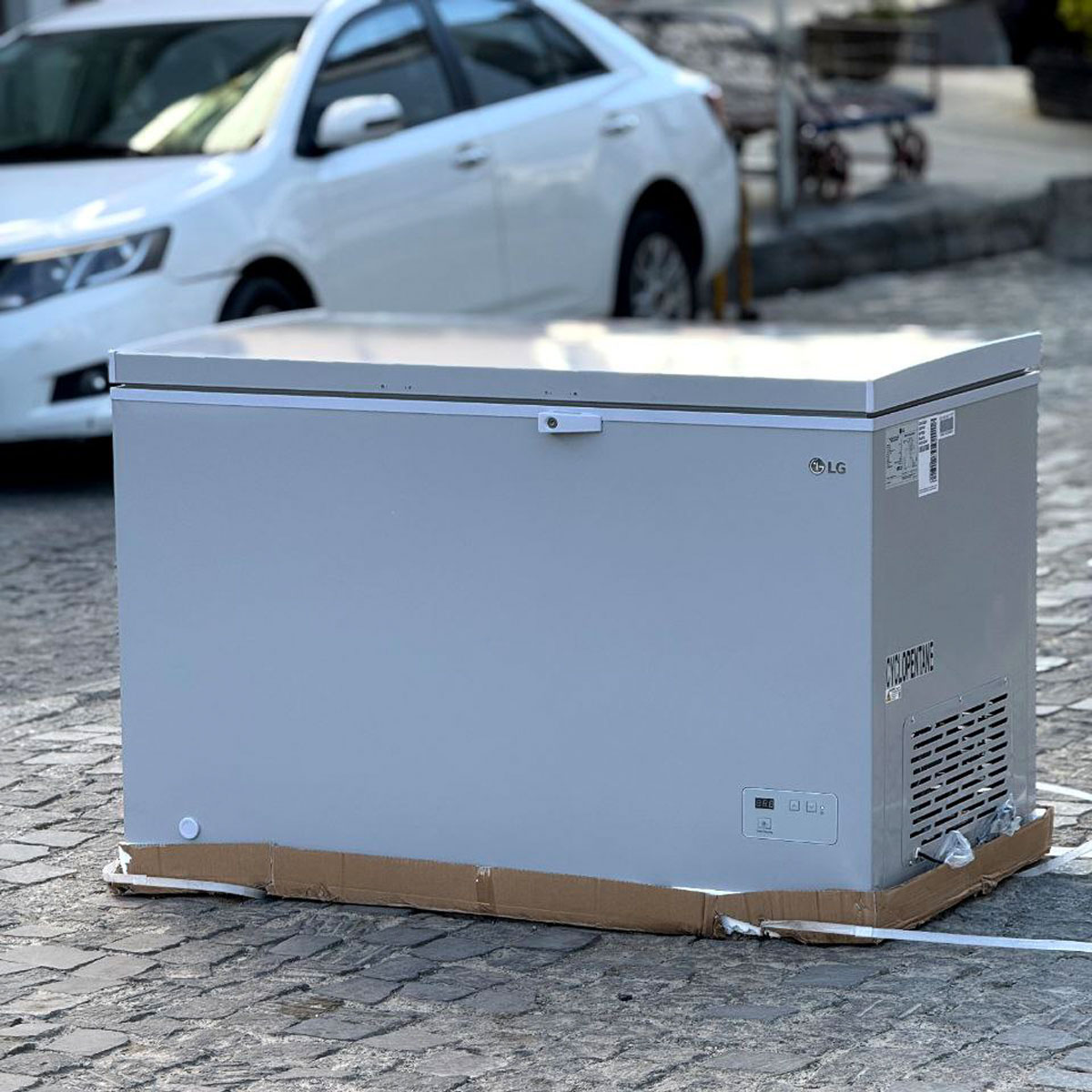 فریزر صندوقی ال جی مدل GCS415SQFG | بدون برفک 345 لیتر 2سبد