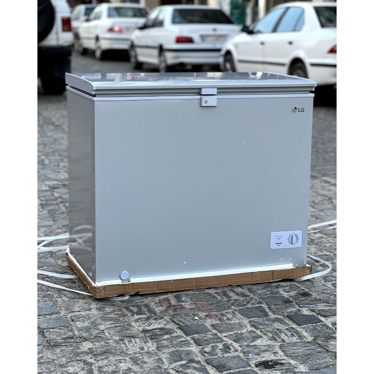 فریزر صندوقی ال جی مدل GCS215SQFG | خرید فریزر خانگی بدون برفک