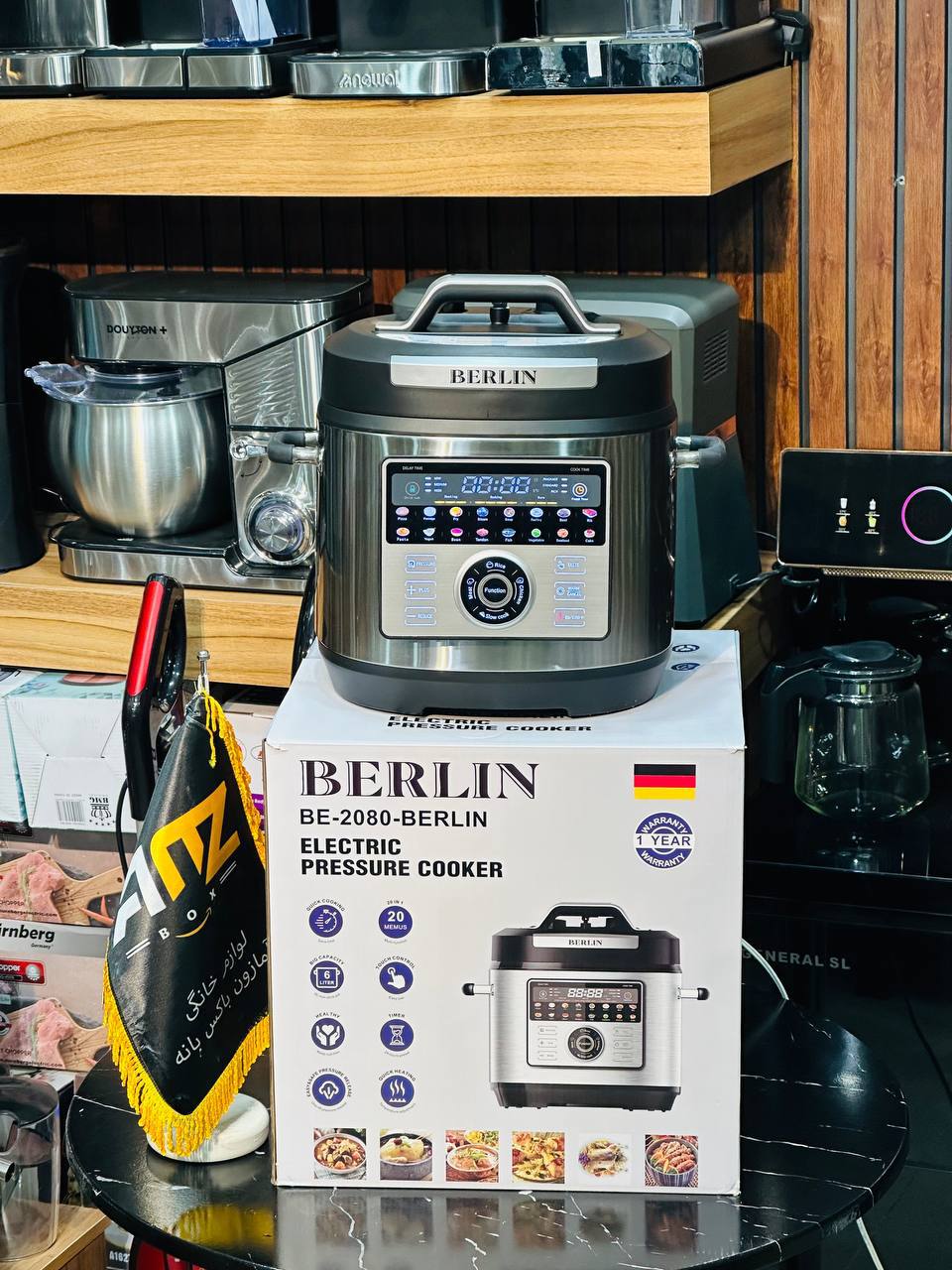زودپز برقی 6 لیتری برلین مدل BE20800